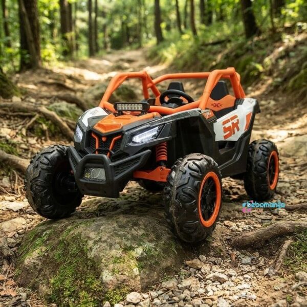 Veliki džip UTV 4x4 na akumulator 12V7Ah - Narandžasti (MB5604)