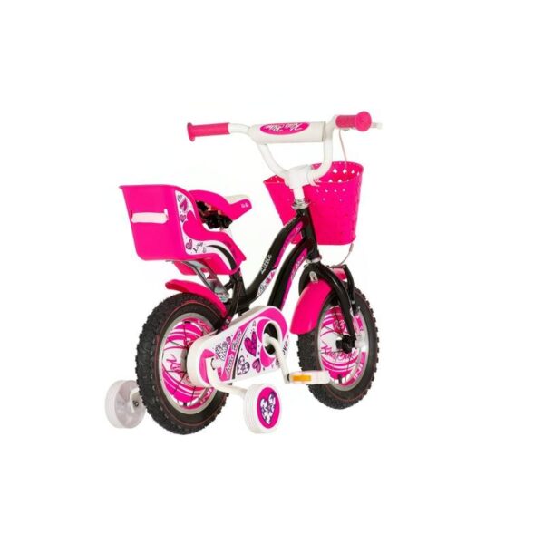 Bicikl Visitor 12" Heart CRNO-ROZE 2