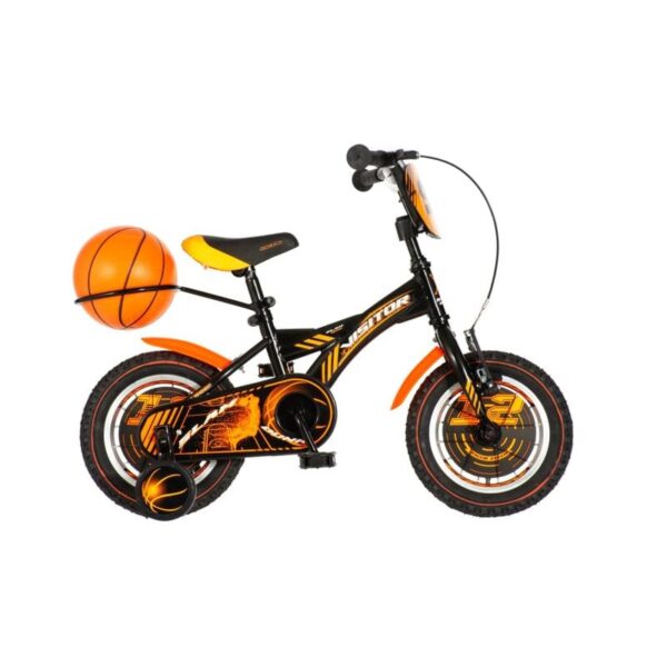 Bicikl Visitor 12" Basket CRNO NARANDŽASTI 1