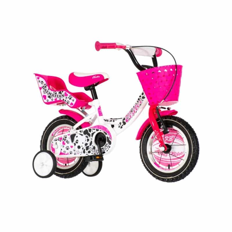 Bicikl Visitor 12" Dalmatian BELO-ROZE 1