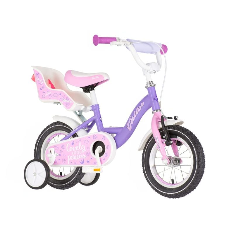 Bicikl Visitor 12" Liloo LJUBIČASTO ROZE PERLA 1