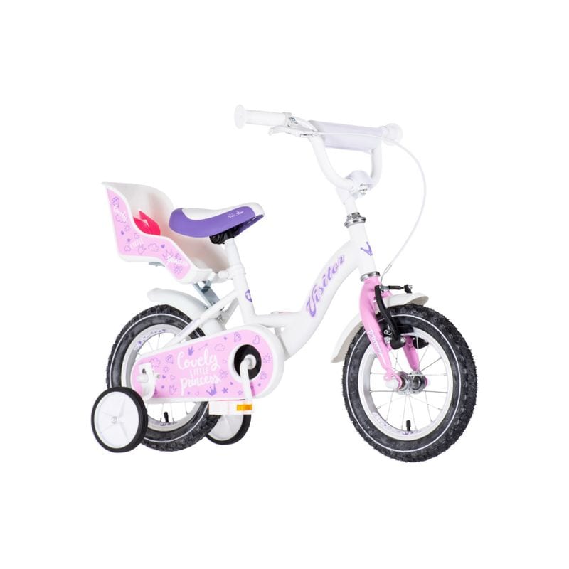 Bicikl Visitor 12" Liloo BELO ROZE PERLA 1