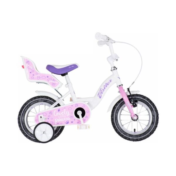 Bicikl Visitor 12" Liloo BELO ROZE PERLA 2