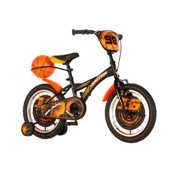 Bicikl Visitor 16" Basket CRNO-NARANDŽASTI POLU MAT 1