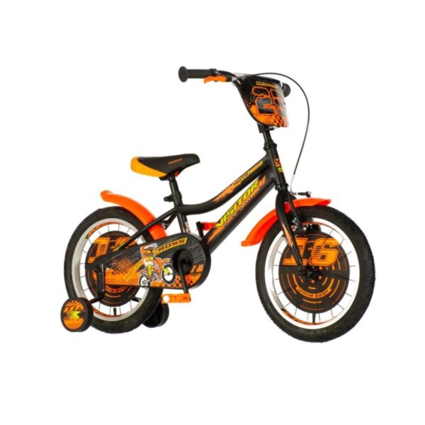 Bicikl Visitor 16" Motocross CRNO-NARANDŽASTI POLU MAT 1