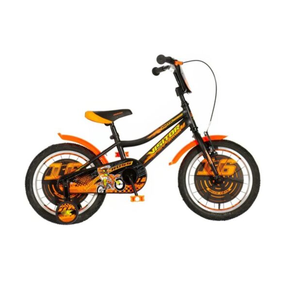 Bicikl Visitor 16" Motocross CRNO-NARANDŽASTI POLU MAT 2