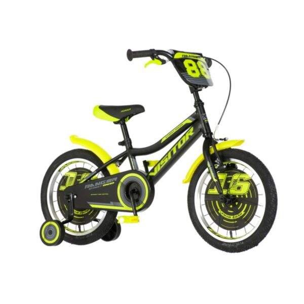 Bicikl Visitor 16" Ranger CRNO ŽUTI POLU MAT 1