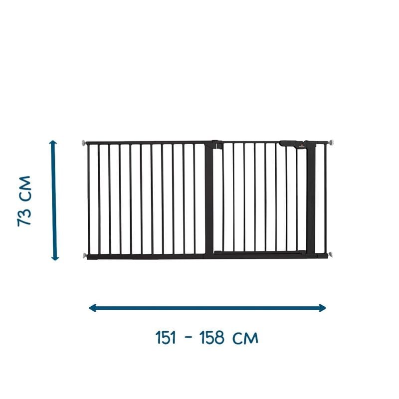 BabyDan Premier Extra Wide 151-158 cm crna 2