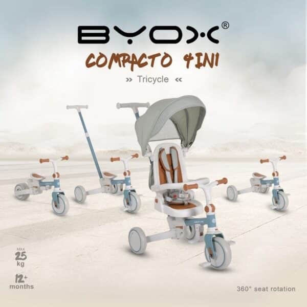 Byox Compacto 4u1 tricikl BLUE 2