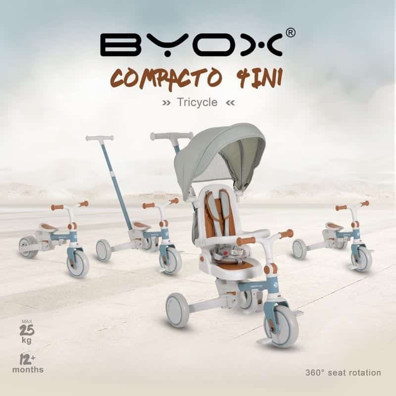 Byox Compacto 4u1 tricikl BLUE 2