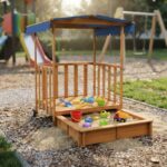SuperToys deciji peskarnik sa nadstresnicom i fiokom 2095
