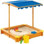 SuperToys drveni peskarnik sa krovom 1
