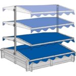 SuperToys drveni peskarnik sa krovom 3