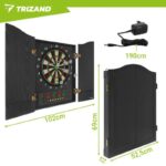 Trizand elektronski pikado 69 × 52,5 cm crni 3