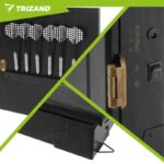 Trizand elektronski pikado 69 × 52,5 cm crni 6