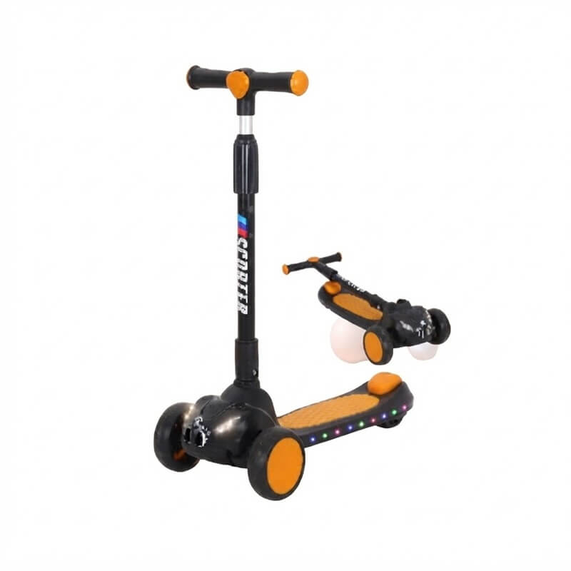 Sklopivi trotinet za decu sa LED trakom i svetlom do 50kg - BC815