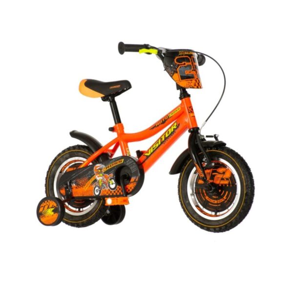 Bicikl Visitor 12" Motocross NEON NARANDŽASTI 1