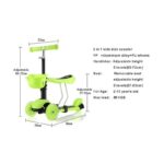Romobil NR-9520 zeleni bubamara trotinet 5u1 13