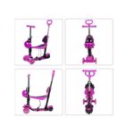 Romobil NR-9520 roze bubamara trotinet 5u1 11