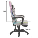 Oblivion Phantom gejmerska stolica svetlo siva RGB 6
