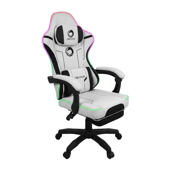 Oblivion Phantom gejmerska stolica svetlo siva RGB 1