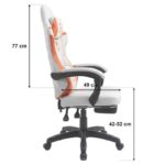 Oblivion Phantom gejmerska stolica narandzasta 6