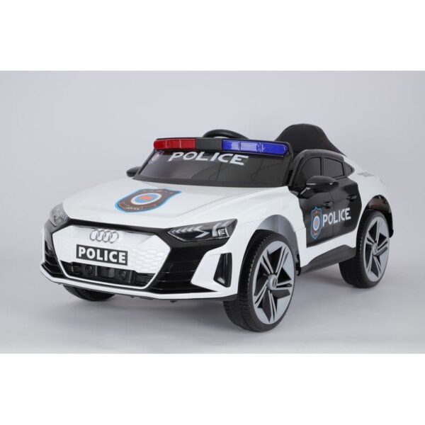 Auto na baterije Audi E-tron GT Police licencirani 12V 1