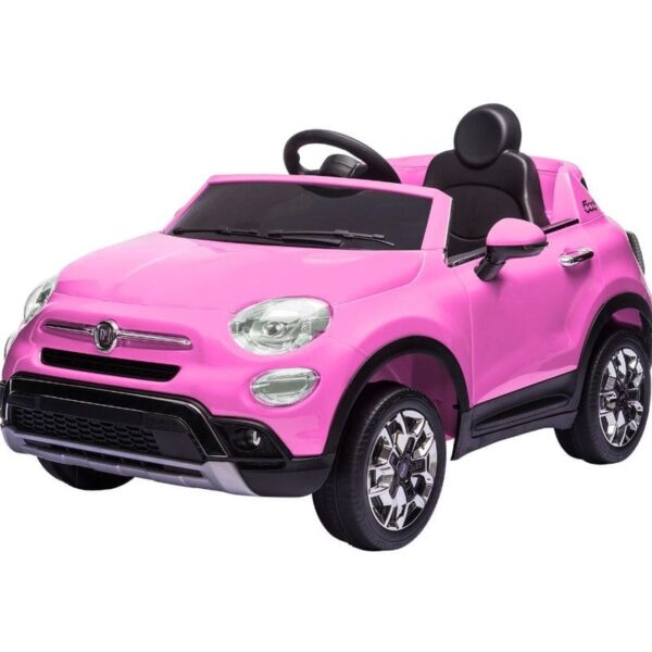 Auto na baterije Fiat 500X licencirani 12V roze 1