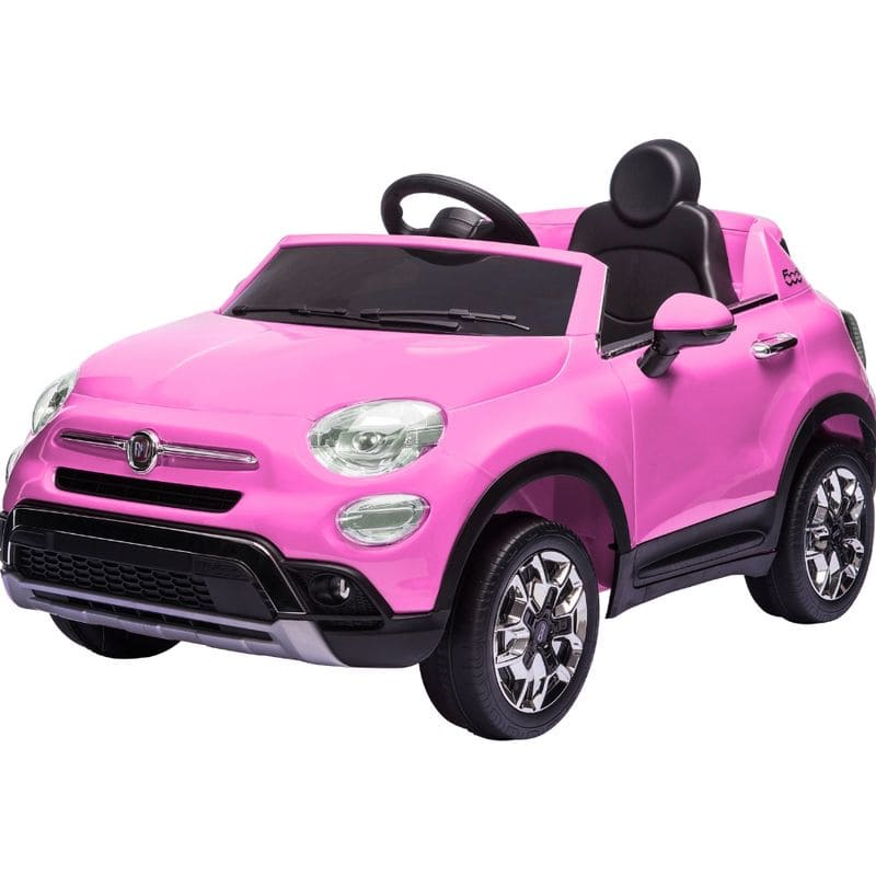Auto na baterije Fiat 500X licencirani 12V roze 1