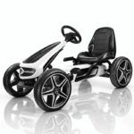 Karting na pedale Mercedes licencirani beli 1
