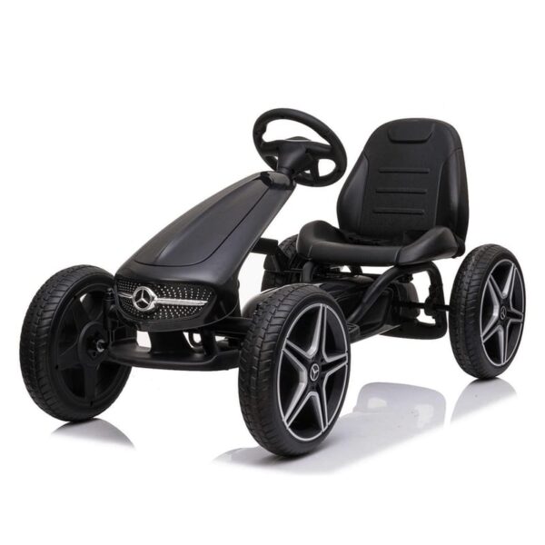 Karting na pedale Mercedes licencirani crni 1
