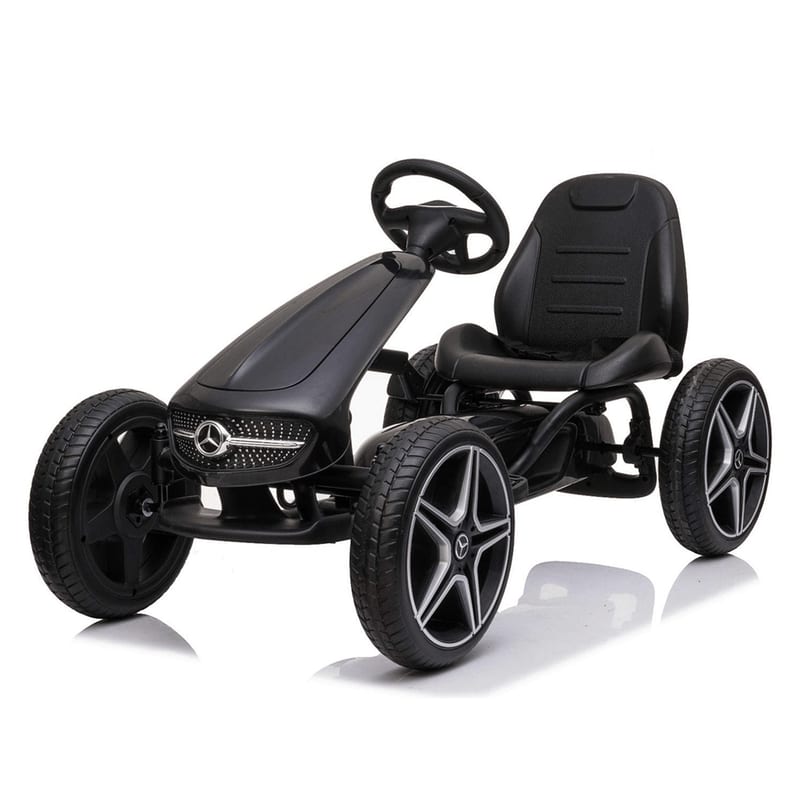 Karting na pedale Mercedes licencirani crni 1
