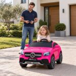 Dečiji džip Mercedes-Benz AMG GLC coupe roze 1