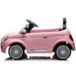 Fiat 500 roze auto na akumulator 3
