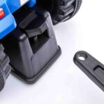 Dečiji traktor guralica New Holland T7 plavi sa prikolicom 12