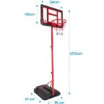 Sportivo koš za decu 95-155 cm 3