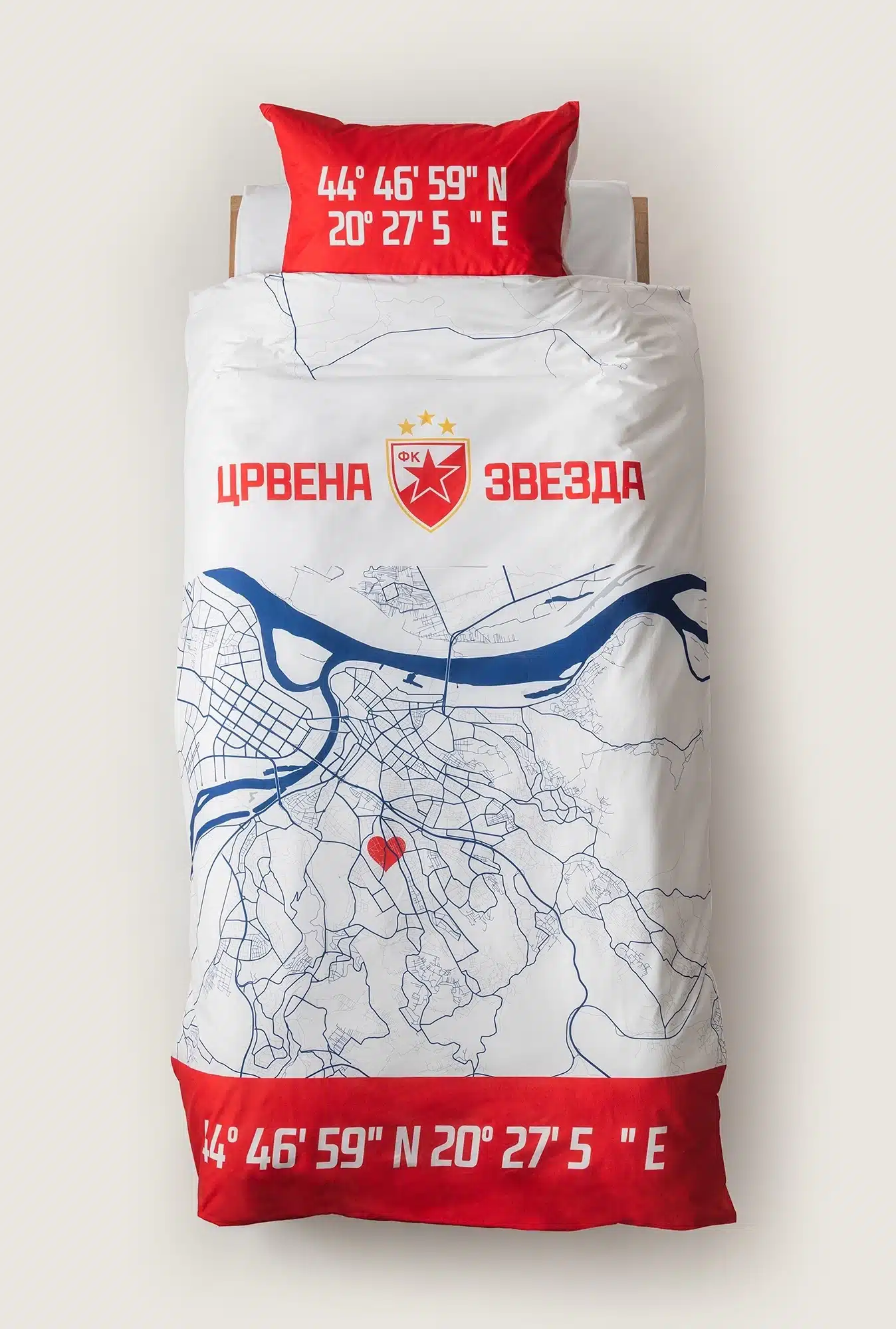 Krevetski set Crvena Zvezda Mapa grada 801-set-mapagrada 1