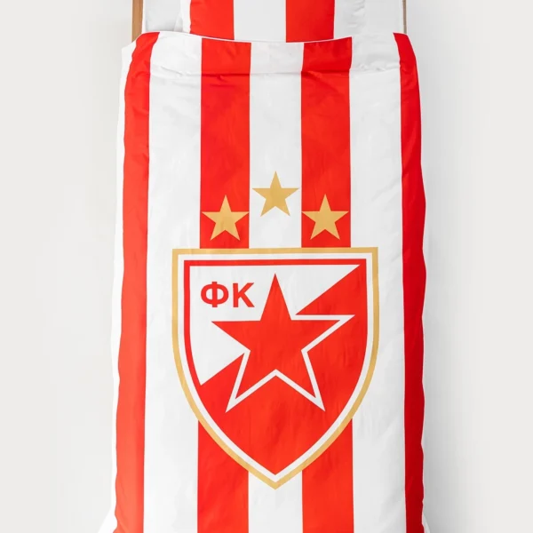 Posteljni set FK Crvena Zvezda Crveni Grb 801-set.crvebigrb 2