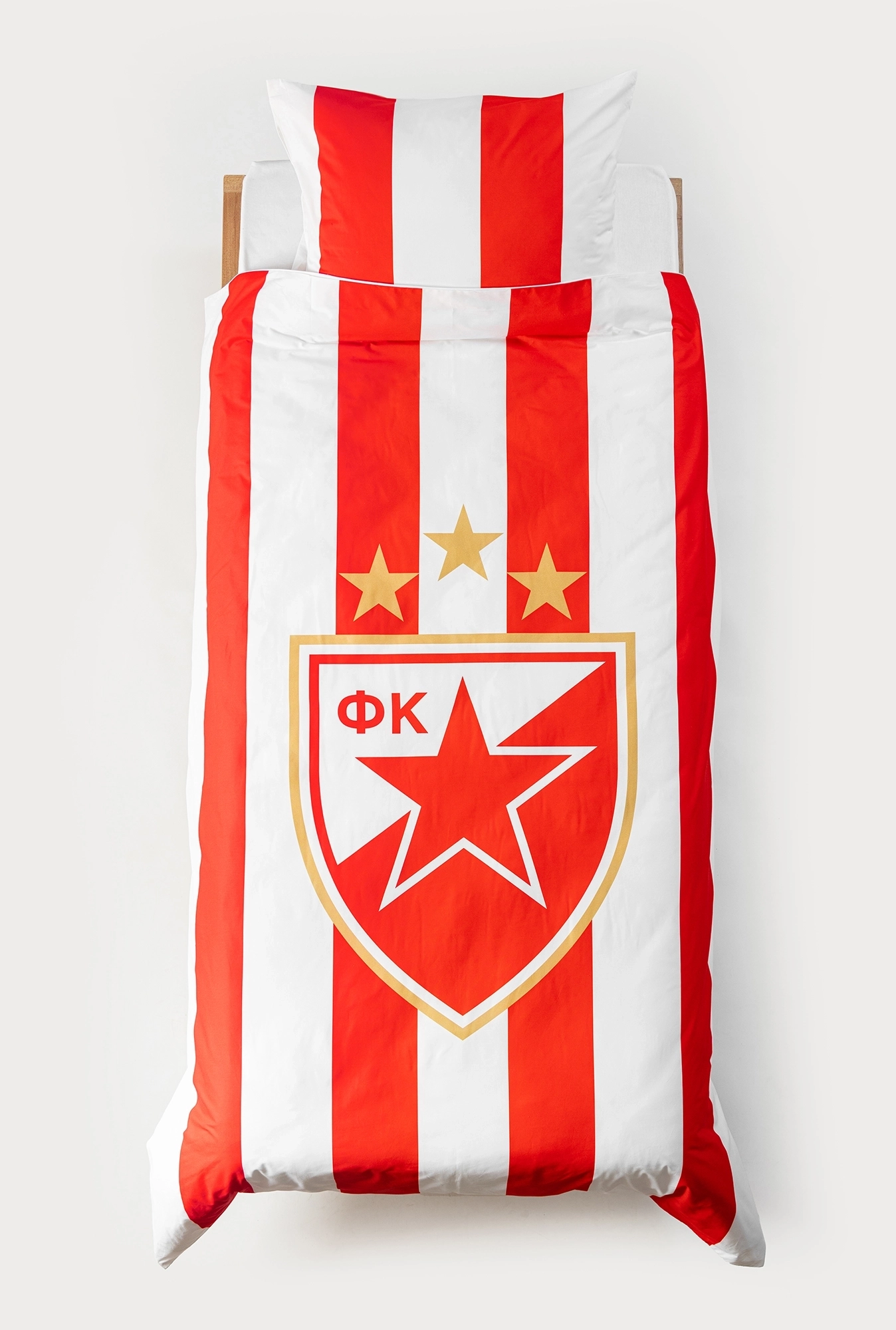 Posteljni set FK Crvena Zvezda Crveni Grb 801-set.crvebigrb 2