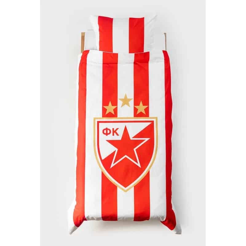 Posteljni set FK Crvena Zvezda Crveni Grb 801-set.crvebigrb 2