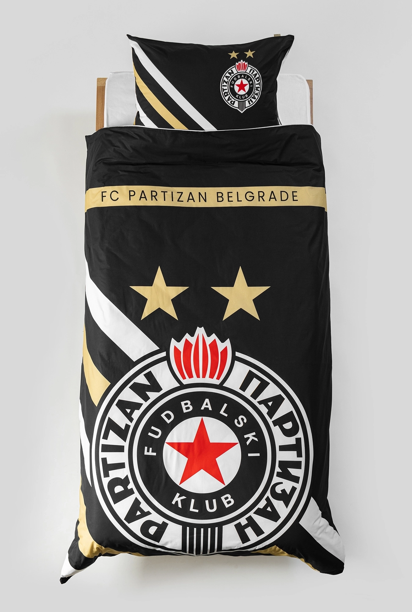 Posteljni set Partizan zlato 820-set.zlato 2