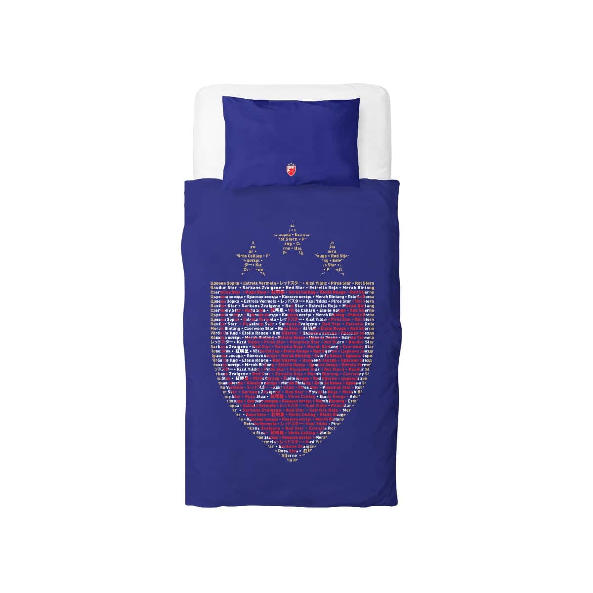 Posteljni set plavi grb Crvena Zvezda g801-set.plavigrb 1